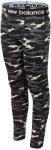 New Balance Boys Performance Base Layer Set - 2 Piece Athletic Moisture-Wicking Long Sleeve T Shirt and Tights (Sizes: 2T-20), Size 7, Black Camo