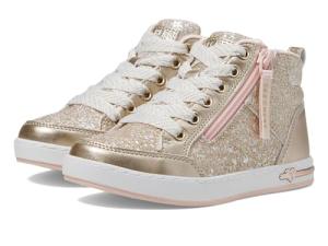 Skechers Kids Girls Street Shoutouts 2.0 - Glitter Queen Sneaker, Gold, 13.5 Little Kid