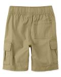 The Children's Place Boys Pull on Cargo Shorts,Flax Single,8