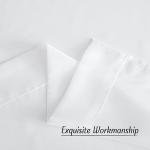 NICETOWN White Sheer Curtains & Drapes 96 inches Long for Living Room - Grommet Top Solid Lightweight & Airy Gauzy Window Treatments with Light Filtering for Bedroom, 2 Panels, W54 x L96