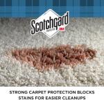 Scotchgard Rug & Carpet Protector, Carpet & Rug Protector Blocks Stains During Fall and Winter Holidays, Fabric Protector Makes Cleanup of Stains from Food Spills Easier, 17 oz, 4406-17 PF
