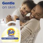 Tide Simply Liquid Laundry Detergent, Free & Sensitive Scent, 89 Loads, 117 fl oz
