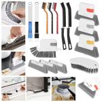 15 Pcs Window Groove Cleaning Brush Tool, Door Window Track Cleaner Groove Gap Cleaning Tools Crevice Cleaning Brush Gap Scrub Brush for Shutter Sliding Door Keyboard Tile Lines Sill Car Vents