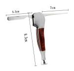 3 in 1 Stainless Steel and Rosewood Tobacco/smoking Pipe Scraper Nozzle Cleaner Tamper Tool Set
