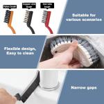 15 Pcs Window Groove Cleaning Brush Tool, Door Window Track Cleaner Groove Gap Cleaning Tools Crevice Cleaning Brush Gap Scrub Brush for Shutter Sliding Door Keyboard Tile Lines Sill Car Vents