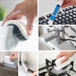 15 Pcs Window Groove Cleaning Brush Tool, Door Window Track Cleaner Groove Gap Cleaning Tools Crevice Cleaning Brush Gap Scrub Brush for Shutter Sliding Door Keyboard Tile Lines Sill Car Vents