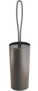 iDesign Loop Toilet Bowl Brush and Holder for Bathroom Storage - Bronze