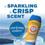 ARM & HAMMER Clean Scentsations In-Wash Scent Booster, Laundry Scent Booster Purifying Waters scent, 45 Oz