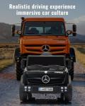 Tcaraiwen 12V Ride on Car for Kids, Licensed Mercedes-Benz Unimog w/Parent Remote Control, LED Headlights, Music Player & Horn for 3-4 Years Toddler,Black