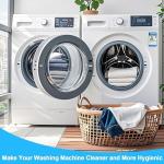 Washing Dryer Machine Rubber Seal Cleaning Brush Kits, Front Load Washer Cleaner Tools-1 PC Drum Slot Clean Brush & 5 PCS Crevice Cleaning Brushes for Bathroom, Shower & Kitchen Sink Household