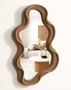 Cloud-Shaped Irregular Wall Mirror for Home Decor