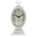 Vintage Battery Operated Table Clock - Rustic Chic