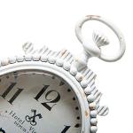 Vintage Battery Operated Table Clock - Rustic Chic