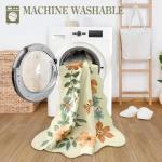 Lahome 5x7 Floral Washable Living Room Rug