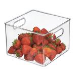iDesign Clear Pantry Storage Bin with Handles