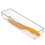 iDesign Clear Plastic Drawer Organizer Bin