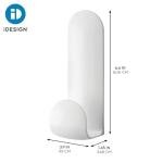 Self-Adhesive Wall Hooks - Damage-Free, 2 Pack