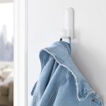 Self-Adhesive Wall Hooks - Damage-Free, 2 Pack