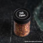 AllSpice 18-Pack 3oz Glass Spice Jars