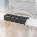 IRIS USA 40 QT Clear Plastic Storage Box 6-Pack