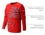 New Balance Boys Waffle Knit Long Sleeve Shirt