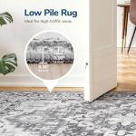 Boho Floral Area Rug for Living Room 8x10