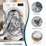 Boho Floral Area Rug for Living Room 8x10