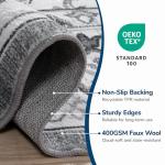 Boho Floral Area Rug for Living Room 8x10