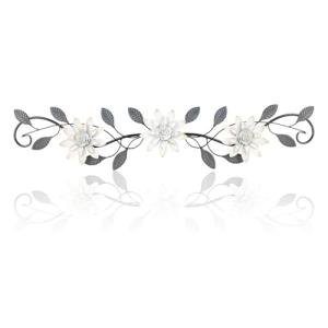 Modern Metal Flower Wall Art for Indoor Decor