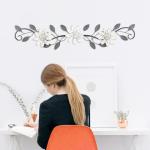 Modern Metal Flower Wall Art for Indoor Decor
