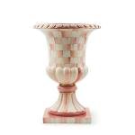 MACKENZIE-CHILDS Pink-and-White Urn Centerpiece
