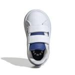 Adidas Grand Court 2.0 Kids' Sneakers, White/Blue
