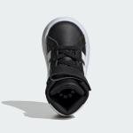 Adidas Kids Grand Court Mid Top Sneakers, Black/White