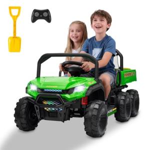 SEHOMY 24V 4WD Kids Dump Truck Ride-On Car