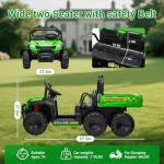 SEHOMY 24V 4WD Kids Dump Truck Ride-On Car