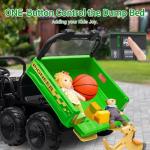 SEHOMY 24V 4WD Kids Dump Truck Ride-On Car