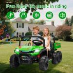 SEHOMY 24V 4WD Kids Dump Truck Ride-On Car