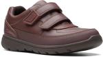 Clarks Boys Venture Walk Shoes, Brown Leather, Size 13