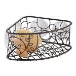 iDesign Twigz Metal Suction Shower Organizer Basket