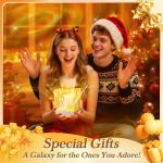 Colorful Flower Lamp with Planetarium Projector Lights