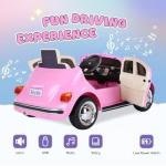 Kids 12V Electric Car with Remote Control - Pink