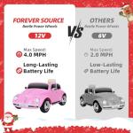 Kids 12V Electric Car with Remote Control - Pink