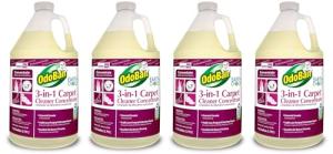 OdoBan 3-in-1 Carpet Cleaner Concentrate Set of 4