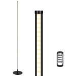 Dimmable LED Corner Floor Lamps with Remote, Set of 2