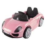 Pink Remote Control Ride On Sports Car for Kids
