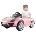 Pink Remote Control Ride On Sports Car for Kids