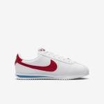 Nike Cortez Kids' Shoes - White/Blue/Red, Size 6