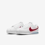 Nike Cortez Kids' Shoes - White/Blue/Red, Size 6