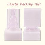 Modern Pink Glass Bubble Vase for Home Decor