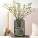 Sullivans Smoked Glass Flower Vase for Home Decor